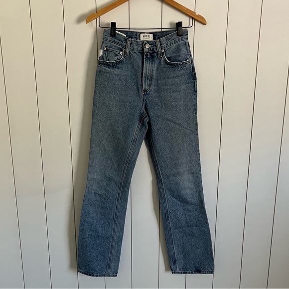 Agolde Vintage High Rise Boot Cut Jeans in Sway - Picture 2 of 6